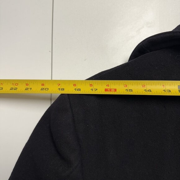 Vintage Naval Clothing Factory Pea Coat Mens 38 Wool WWII WW2 - Picture 16 of 16